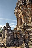 Bakong temple - the central sanctuary on the top of the pyramid.